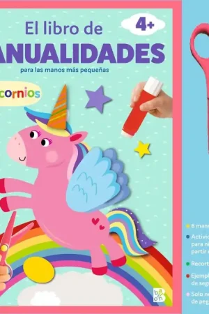 EL LIBRO DE MANUALIDADES PARA LOS MÁS PEQUEÑOS, LOS UNICORNIOS, LOS ANIMALES, MANUALIDADES CON TIJERAS Alta Calidad