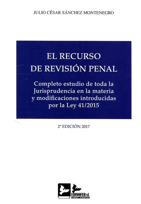 Venta Final El recurso de revisión penal